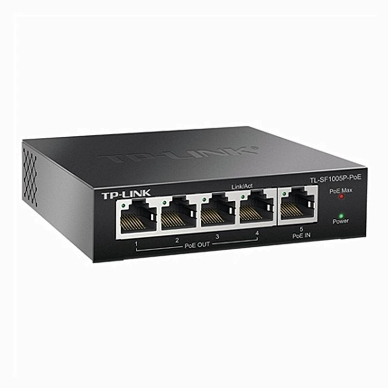 TP-LINK TL-SF1005P-POE 5-сторонний 100М POE Питание Питание Источник питания POE Электрический Интегрированный коммутатор