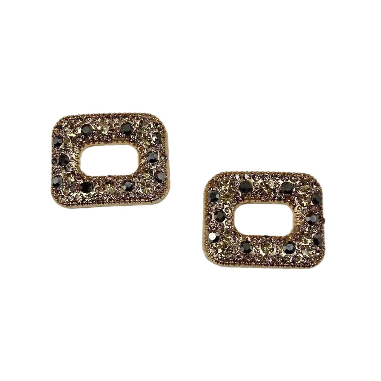 Footwear buckle, golden metal shoes, accessory, (Cross-border trading)