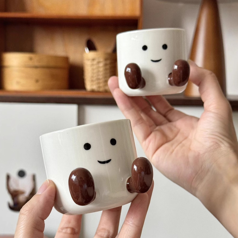 軽くて高級感のあるセラミックウォーターセット、ドリンクカップ、コーヒーケトル、ホームリビングルームのおもてなし、アフタヌーンティーティーカップ|undefined