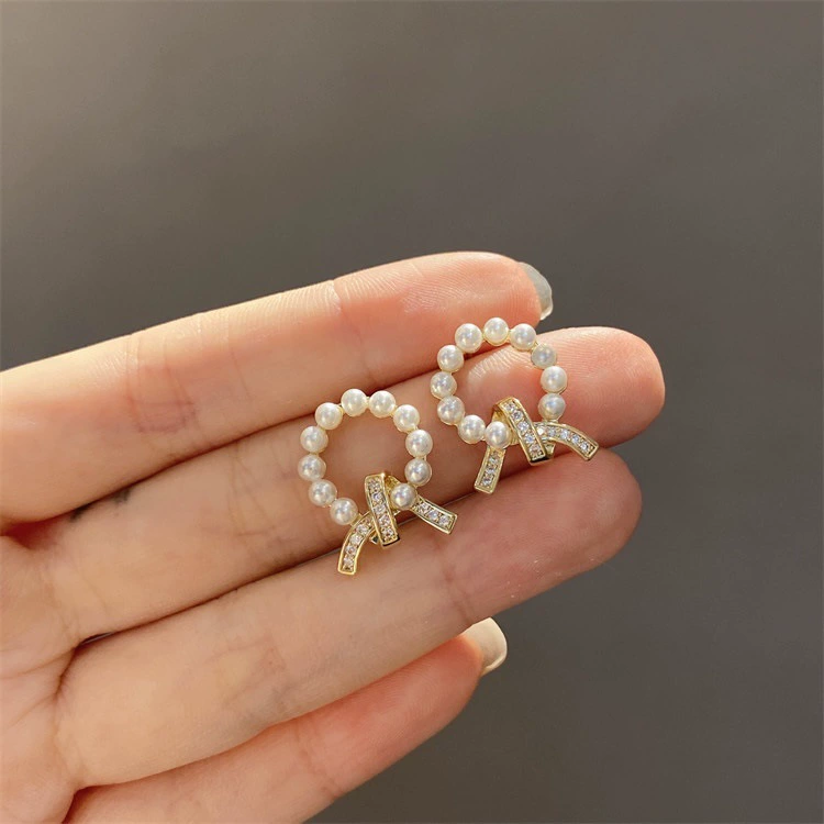 Серебряная игла, универсальные модные длинные серьги из жемчуга, серебро 925 пробы, интернет-знаменитость