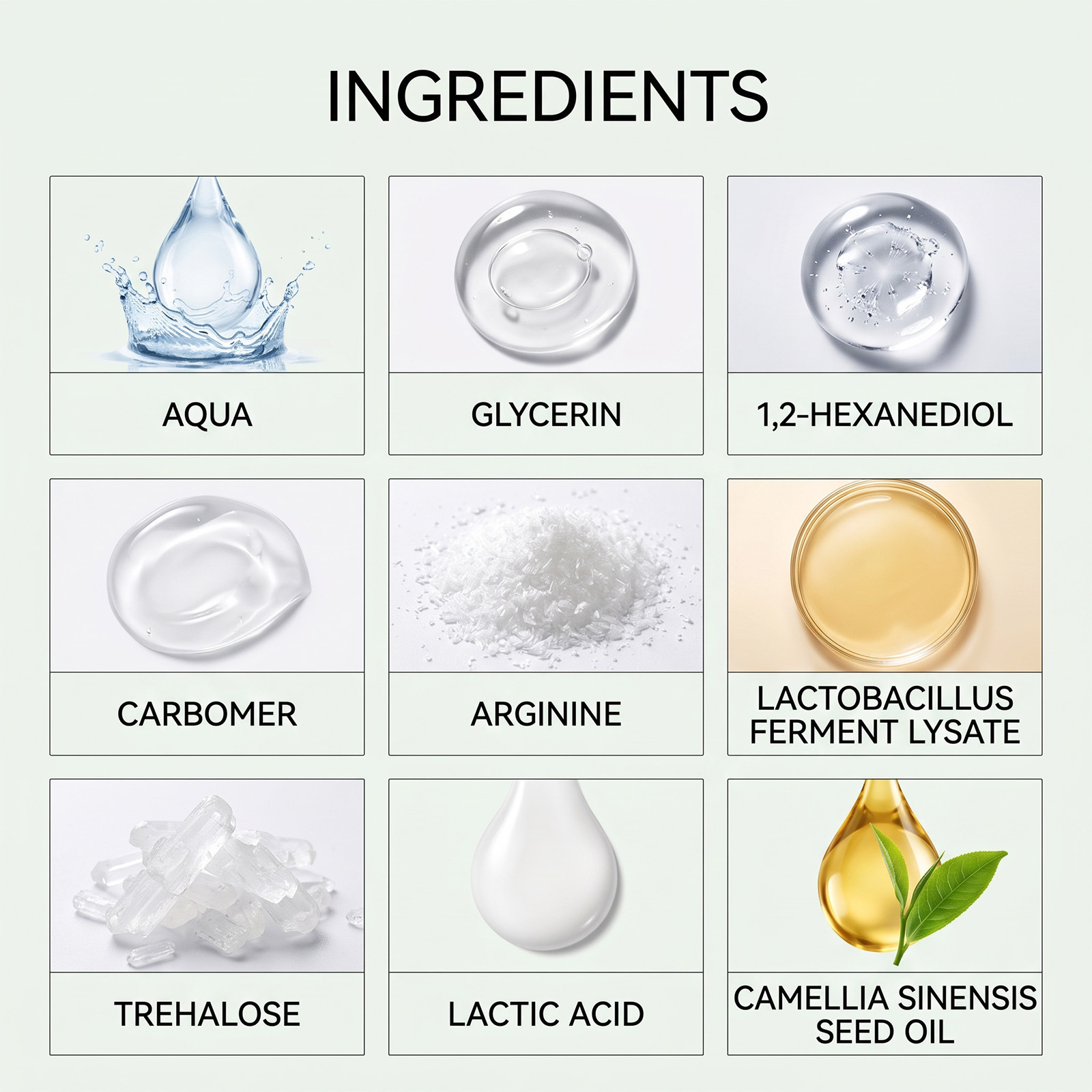 Key ingredients in the Triple Enzyme Exfoliating Gel