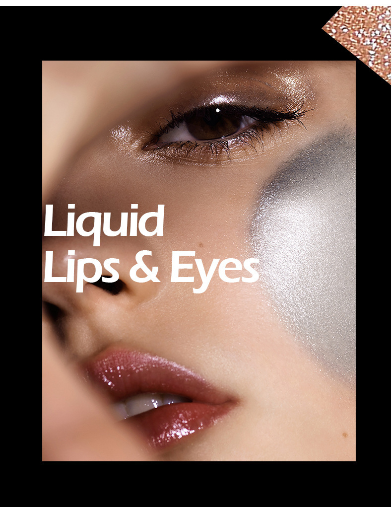 Cross-border bestseller Fit Colors3: Smoky Eye Water, Eyeshadow Diamond Liquid, Pearlescent Fine Sparkling Eyeshadow Liquid, Lip Gloss undefined