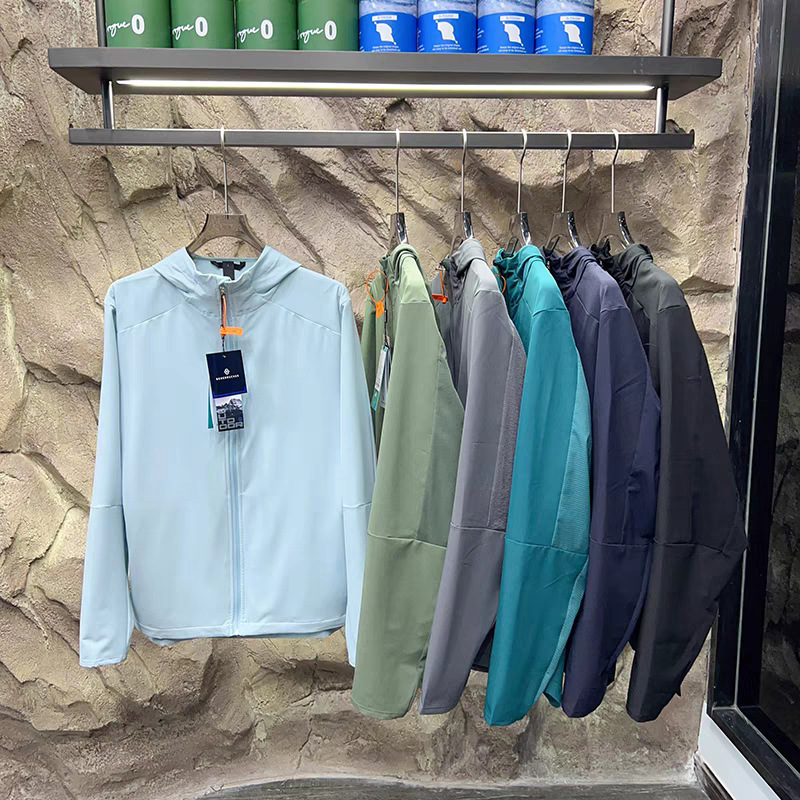 Ll Replacement Men's Spring & Fall Outdoor Sports and Leisure Hooded Jacket Quick-Drying Breathable Sun Protection Stereo Tailoring Jacket