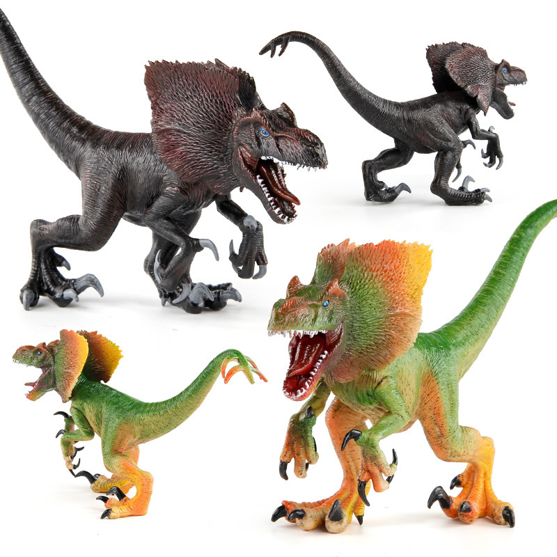 Juguetes de dinosaurios de exportación transfronteriza Triceratosaurus velociraptor Sur Zoosaurus modelo de animales juguetes ornamentales