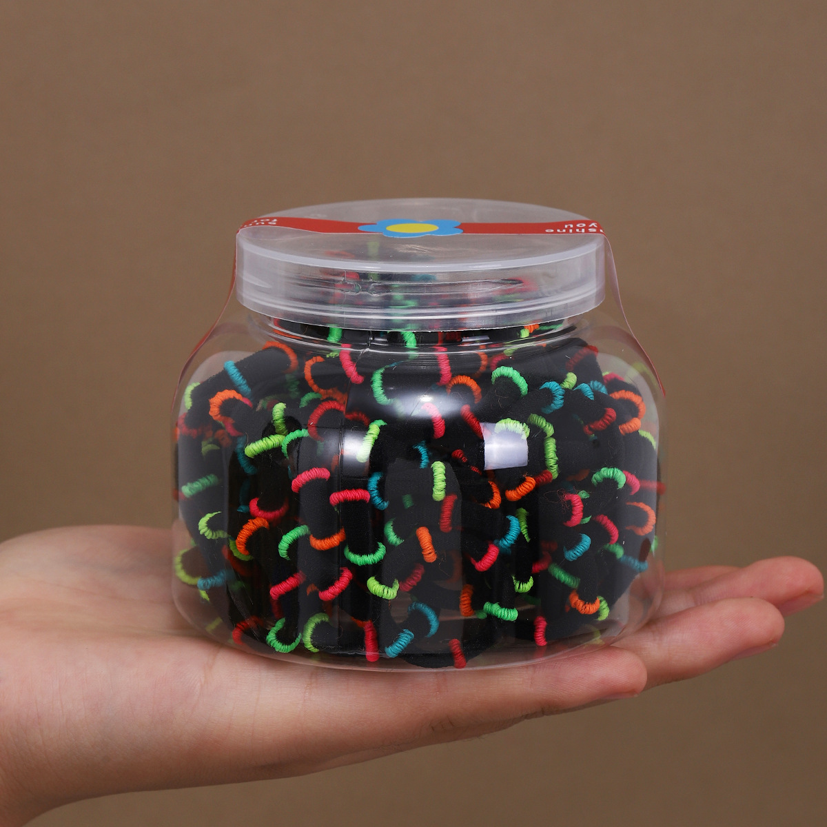 Niños de alta elasticidad cuerda de cabeza no daña cabello toallas de color anillo de cabello niñas correa de cabello bebé cabello anillo de cabello