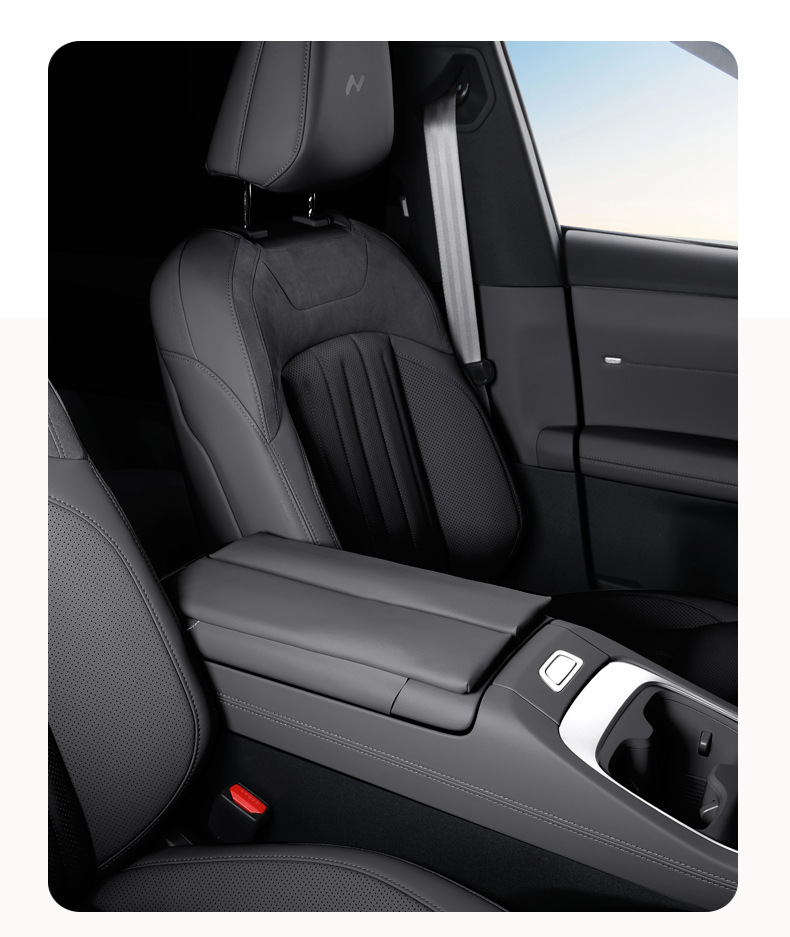 Lecao L60 leather armrest box booster pad original car color interior armrest box anti-scratch soothing hand elbow pad