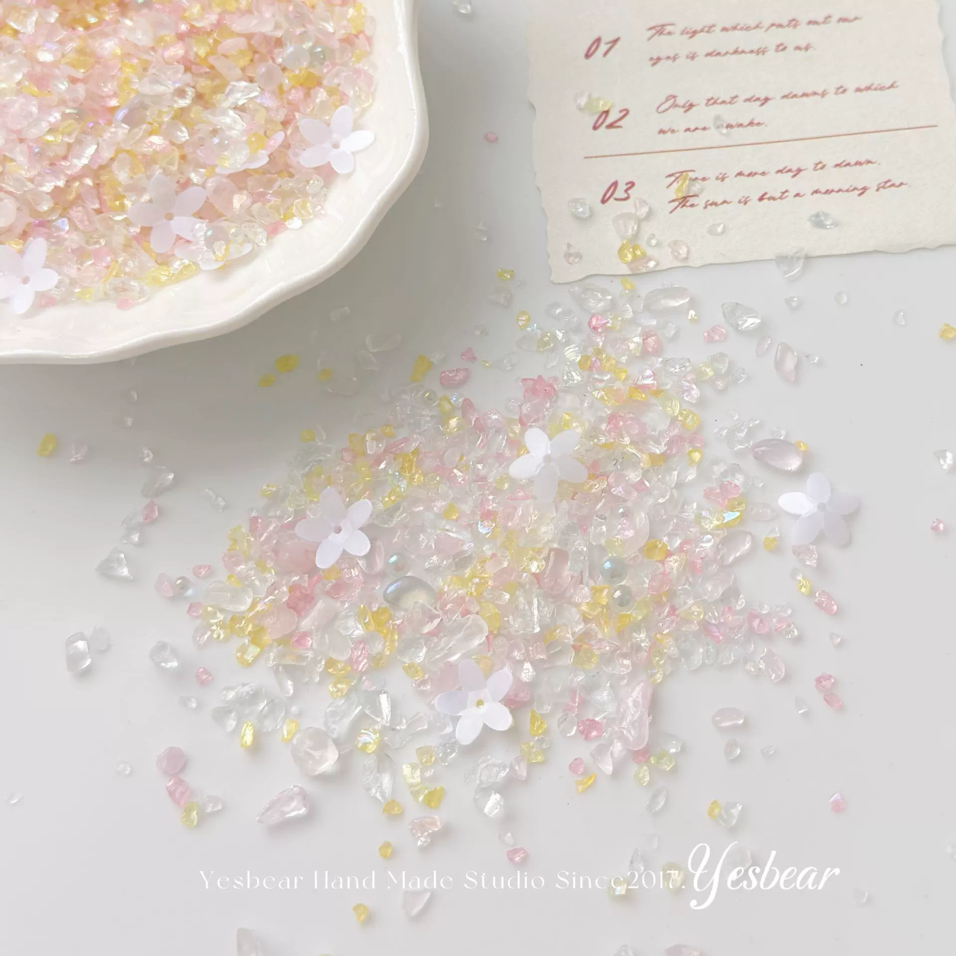 [碎仿幻彩不规则碎石流麻矿石be стеклоDIY большая бурый маникюр заполнениеar流沙]