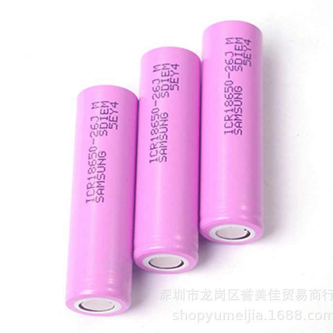 Оригинальная батарея Samsung 26JM18650 литий 2600mAh емкость 18650 3.7V источник энергии хранения типа