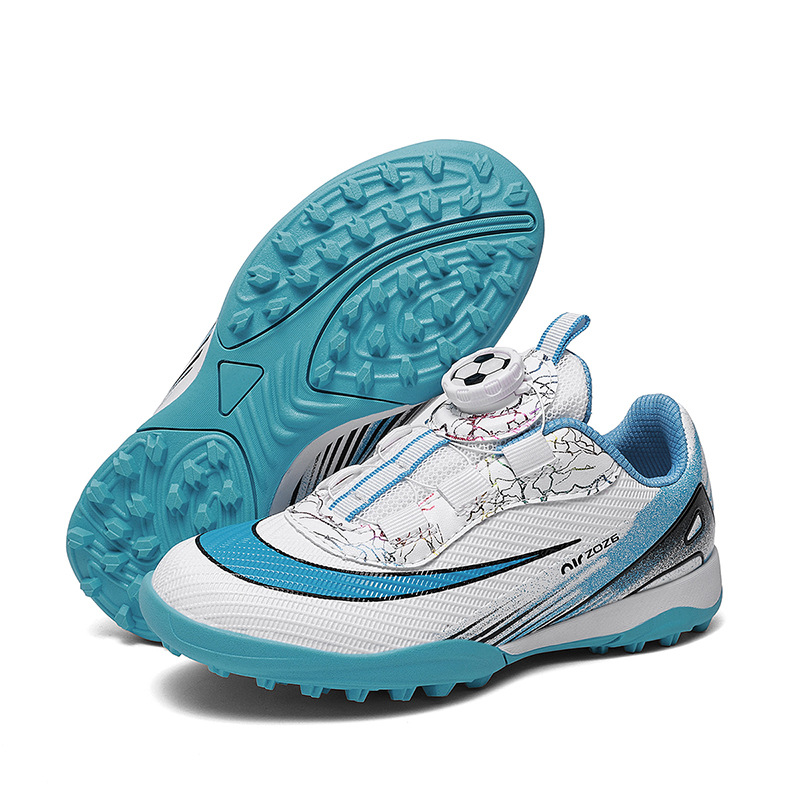 Nuevos zapatos de fútbol de moda transfronterizos para niños y niñas estudiantes zapatos deportivos de escuela zapatos de entrenamiento de clavos rotos un cabello