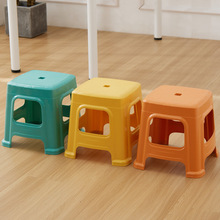 【300斤承重】加厚塑料小凳子幼儿园矮凳小方凳28cm茶几凳换鞋凳