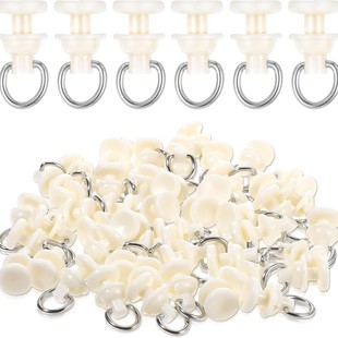 [Cross-Border Direct Supply] Curtain Pulley Hook Set Curtain Track Pvc Bead Accessories Silent Pulley Accessories
