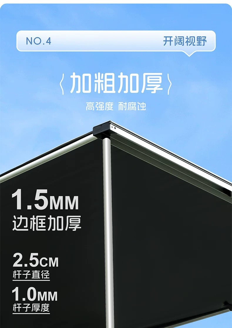 Car side awning tent, roof-mounted side awning, SUV car side tent, car sunshade