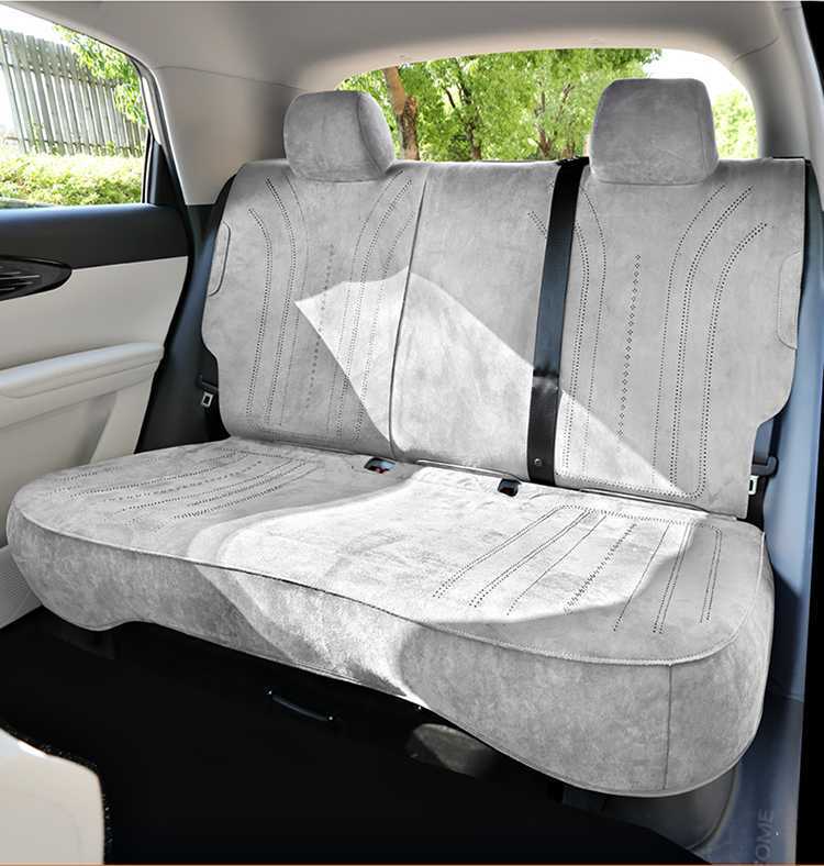 Suitable for Geely Star Wish Special Car Seat Cushions for All Seasons, Semi-Enclosed Suede Saddle Cushions, Interior Seat Covers