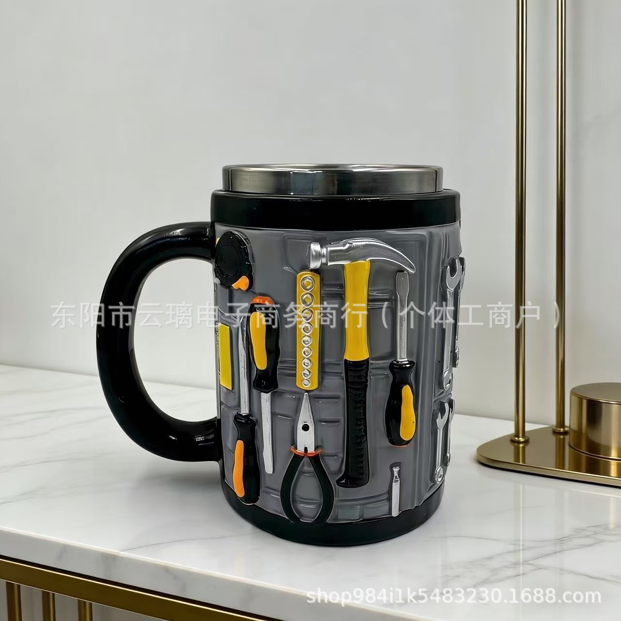 Nuevos productos de taza transfronteriza, estaciones independientes, nuevos productos de resina de barra irlandesa con forro interno, adornos de taza