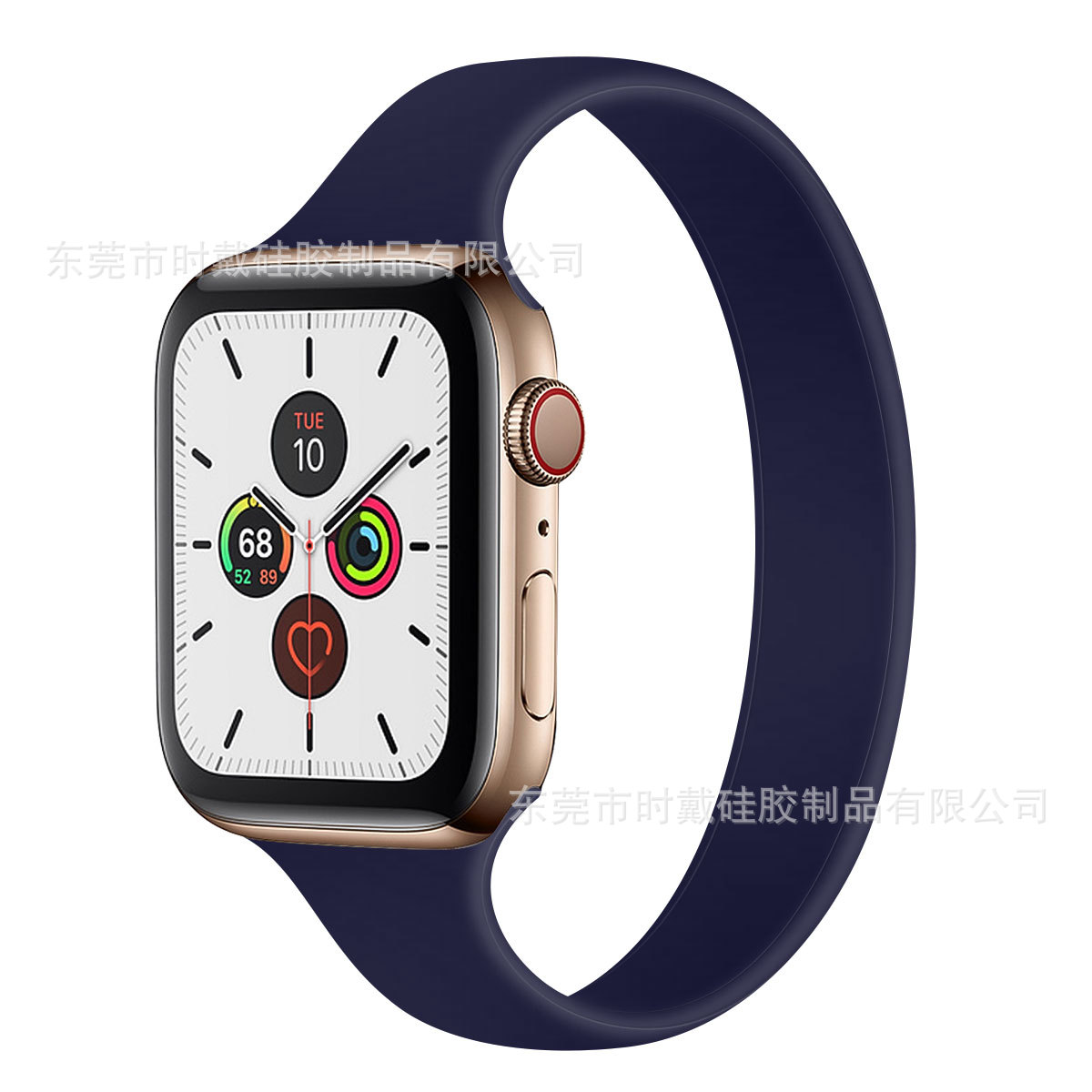 苹果一体纯色缩身款