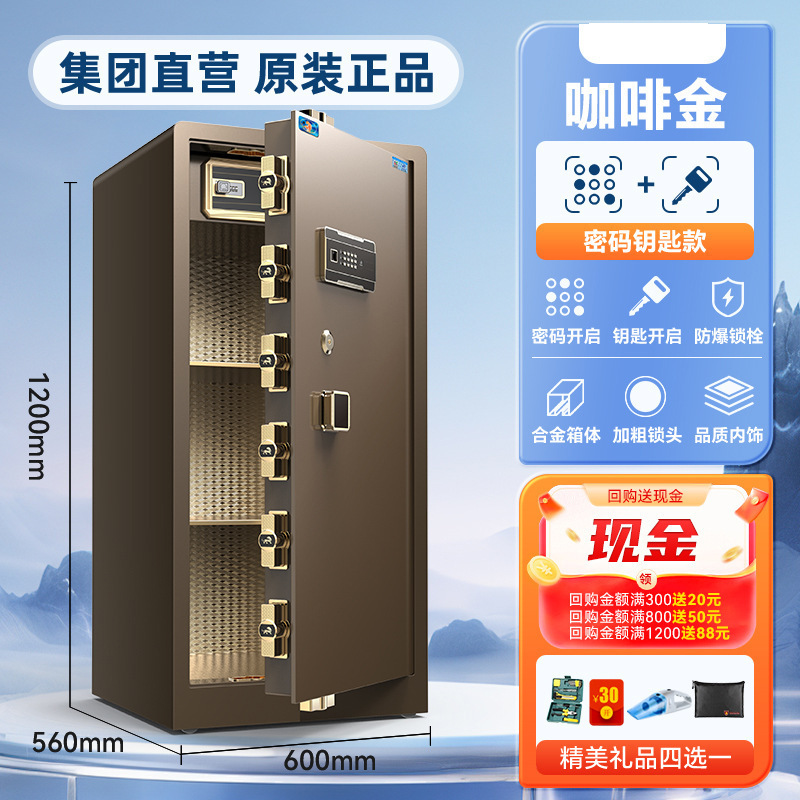 金庫ホーム 2025 新しい盗難防止金庫オフィス 60/80 センチメートル 1m /1.2 指紋パスワード|undefined