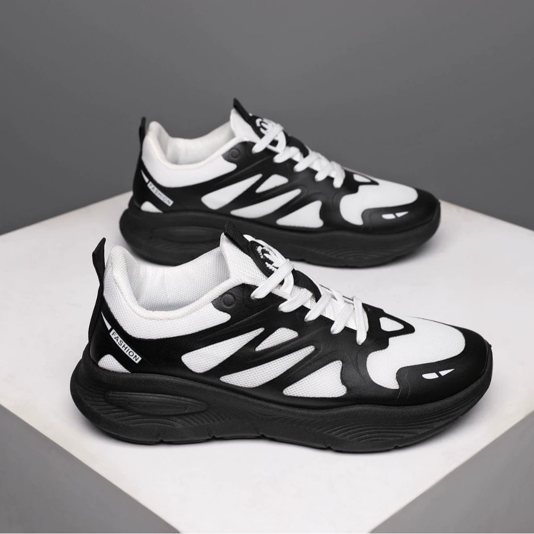 Кроссовки новые кроссовки Panda 2025, спортивная мужская обувь с сеткой, дышащая внешняя обувь для бега с одной перекрестной мягкой подошвой, повседневная обувь для папы