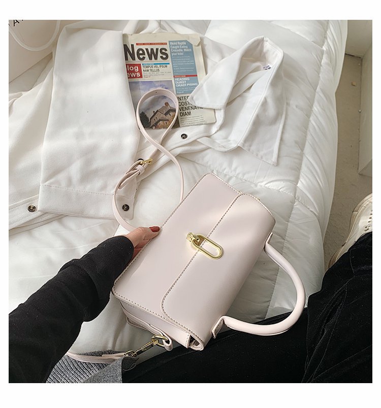 Fashion Solid Color Shoulder Messenger Portable Bag Wholesale display picture 26