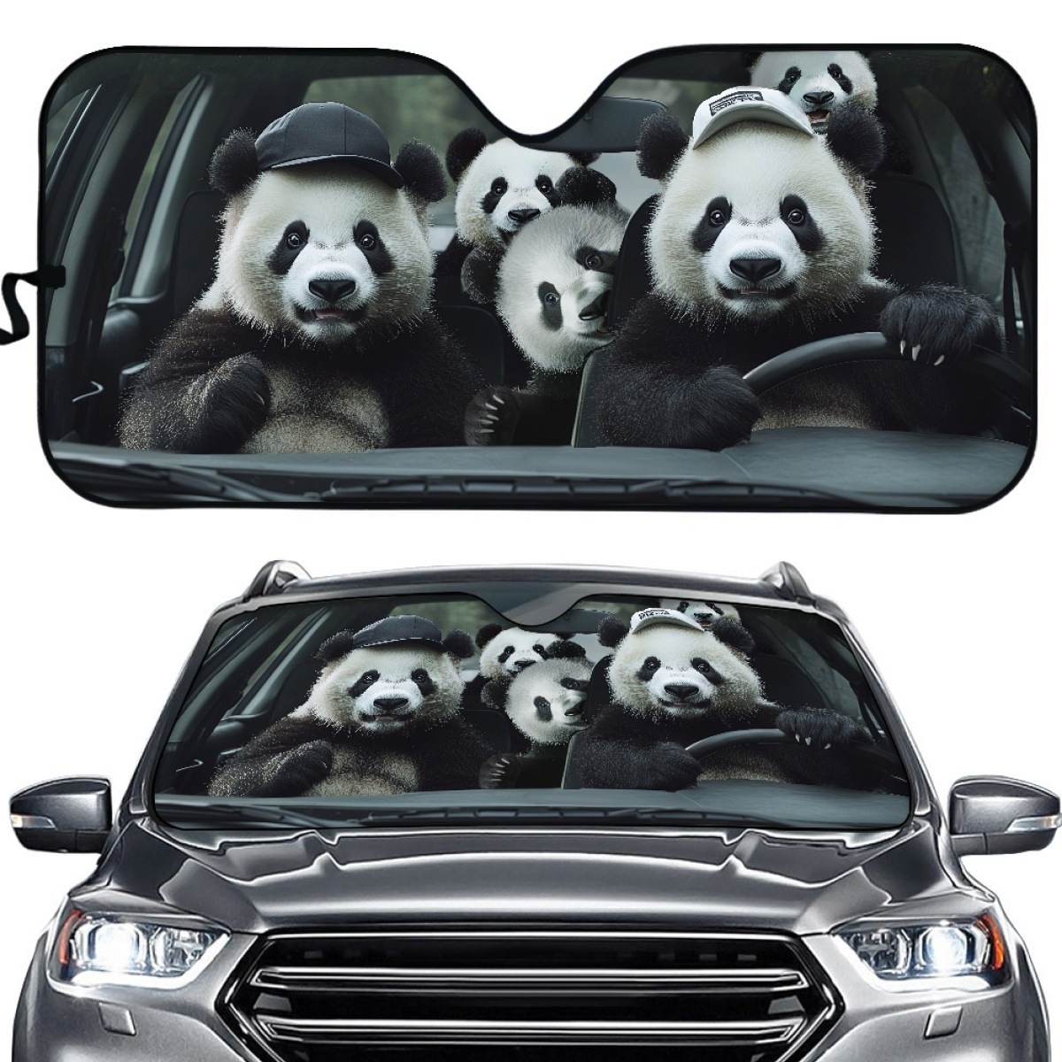 Independent station car sun visor