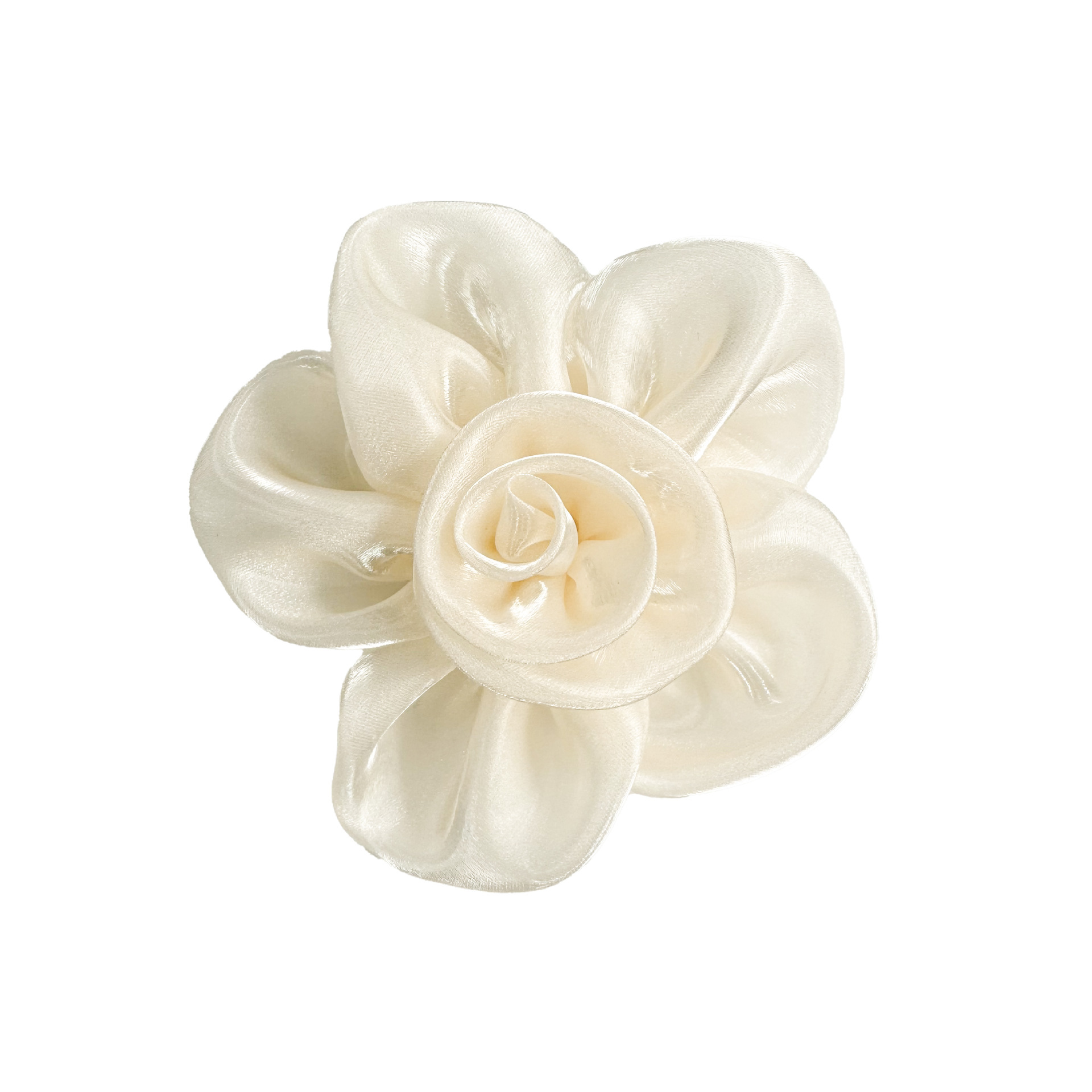 11.6cm fábrica directa accesorios de flores zapatos accesorios de ropa satén flores hechas a mano clip de cabello ropa diy