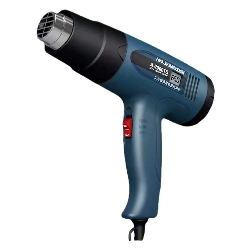 Европейский термоусадочный термоусадочный термоусадочный термоусадочный термоусадочный пистолет промышленная цифровая мощность ручной тепловой пистолет