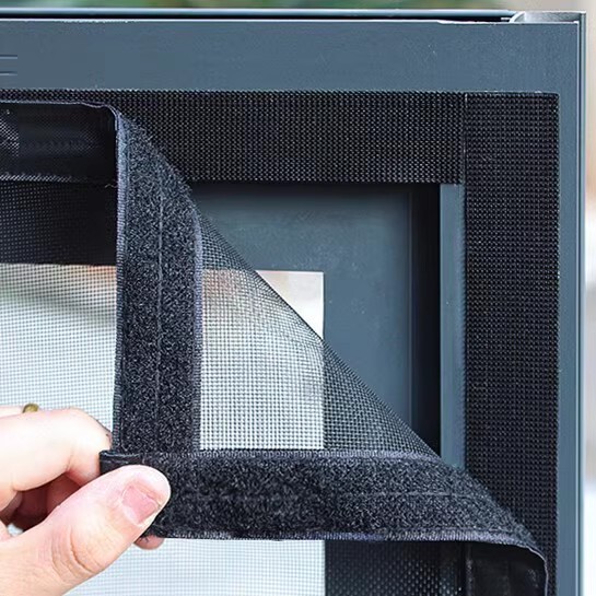 Velcro Invisible Diamond Mesh Anti-mosquito Screen Mesh Self-loading Household Self-adhesive Window Simple Sand Window Punch-free
