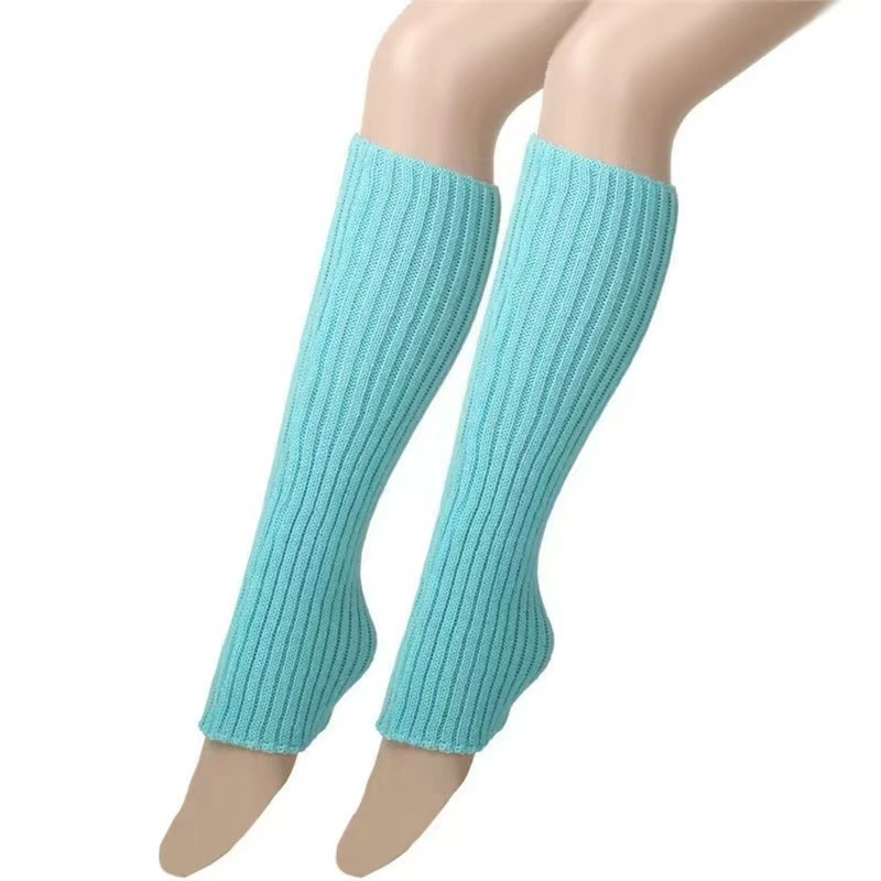 Пена, вязанные gaiters, белые демисезонные носки с утеплением, стиль Лолита