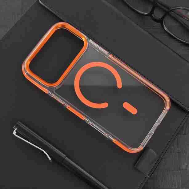 跨境适用苹果17promax手机壳亚克力磁吸防摔透明iPhone16壳