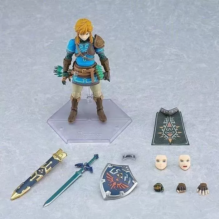 Мобильная фигурка Figma626 Link The Legend of Zelda Kingdom Tears Breath of the Wild, модель игрушки