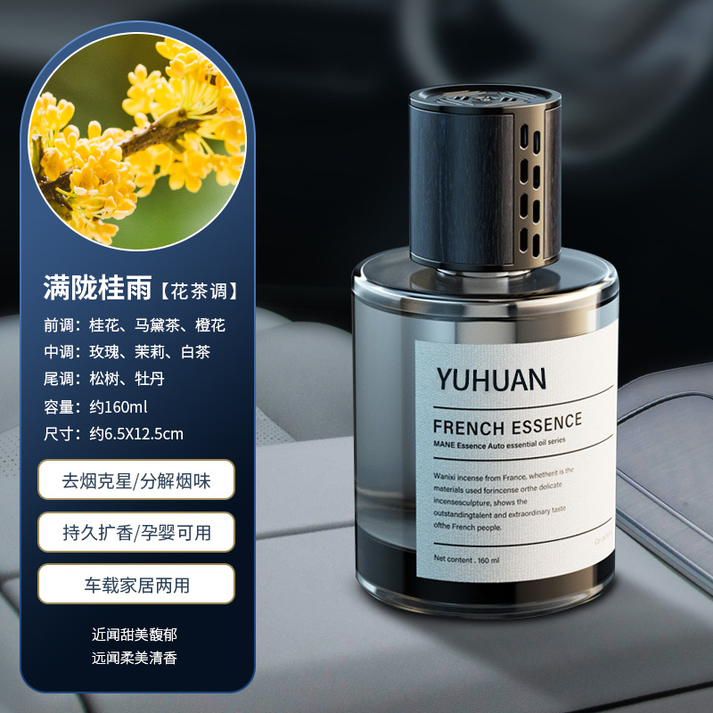 Light luxury gray bottle 160ml# full Longgui rain / Car home dual-use aromatherapy/factory direct sales