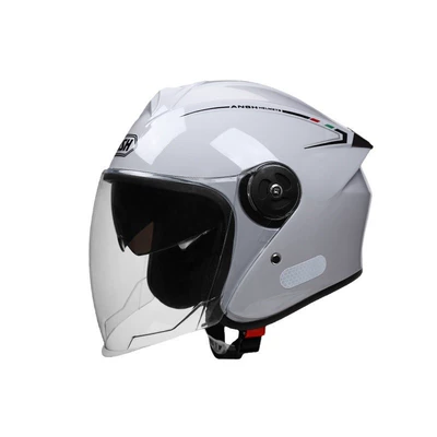 Motosiklet kaskı (dəbilqə) helmet A2 double lens half