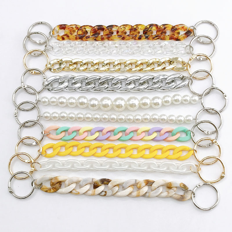 Beads for New Amazon Clogs Shoe Chain DIY Jewelry Accessories Handmade Beaded Pearl Chain Shoe Buckle Decoration
