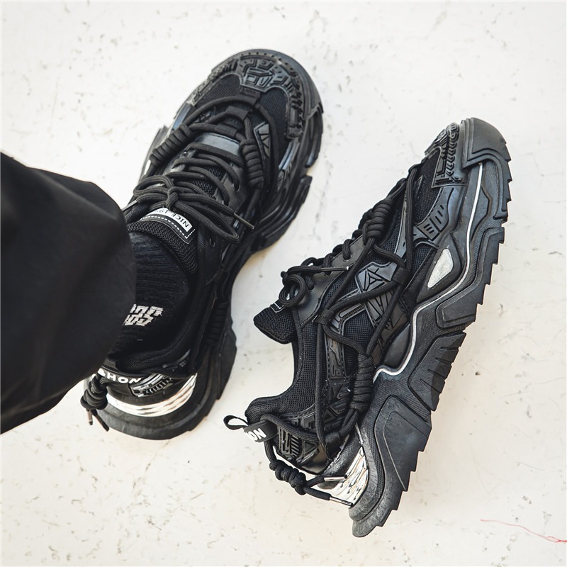 Men's Running Shoes Sneakers Lightweight Height Increasing Casual_voghion.com