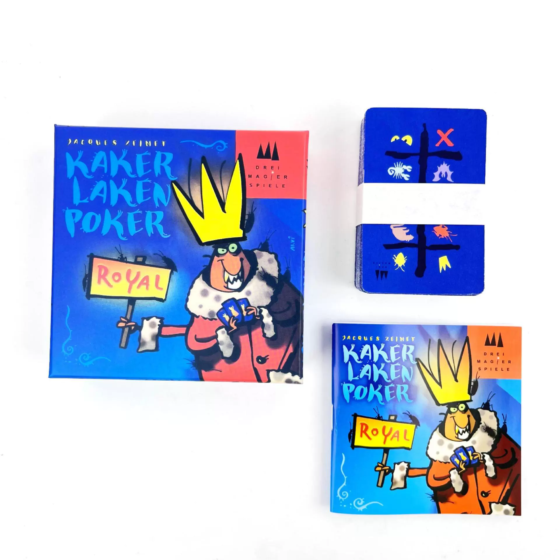 KAKER LAKEN POKER:ROYAL German Cockroach Cheating Moth Series German Adult Children