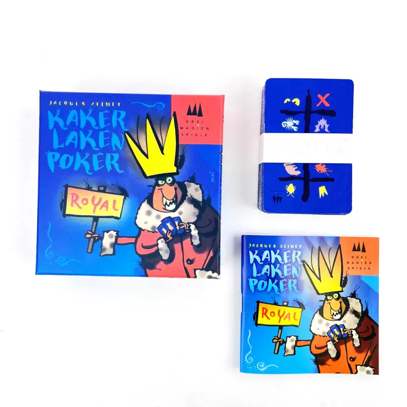 KAKER LAKEN POKER:ROYAL German Cockroach Cheating Moth Series German Adult Children