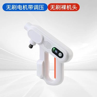 Cross-Border High-Pressure Wireless Car Washing Machine, Household Rechargeable Lithium Battery Car Washing Tool, Water Gun, Car Cleaning Tools Wholesale (Car washing machine) - dj-806-separate-bare-metal-head-white