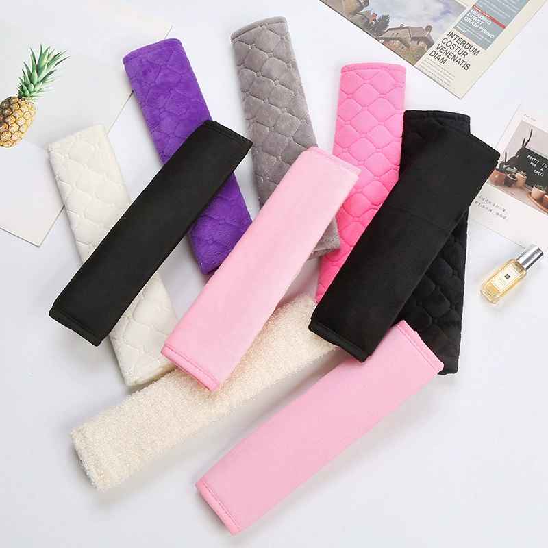 Long soft seat belt, comfortable plush protective case, direct factory sales