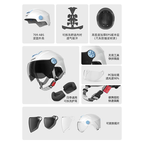 Phoenix Electric Vehicle Helmet Four Seasons Sun Protection Motorcycle Certified Half Helmet Unisex Dropshipping Manufacturer