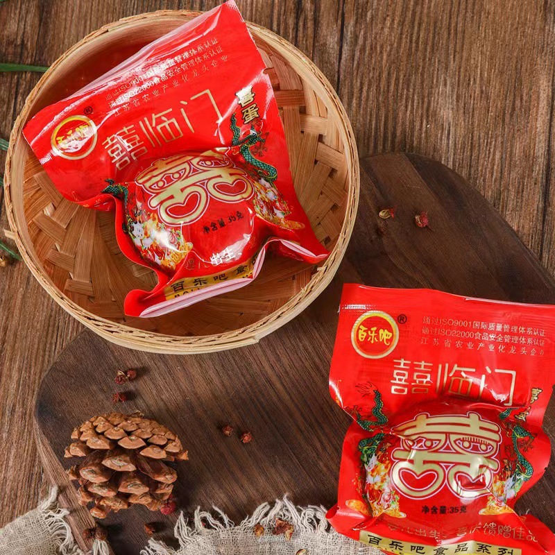 Bai Le Ba salted egg, shell-less tea egg, five-spice egg, Wenzhou style salted egg, whole box of leisure food, snack 