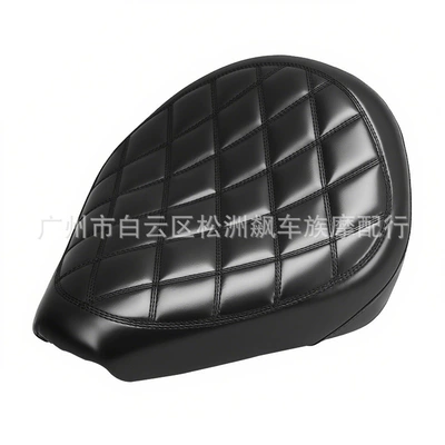 Motorcycle Accessories Suitable for Rebel Cm300/500 Modified Black Retro Checkered Front Seat Cushion 17-26 (Motorcycle cushion) - plaid