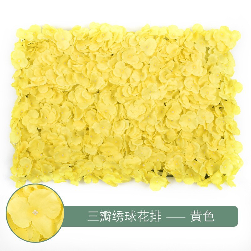 Muro de Flores de Hortensia para Decoración de Bodas, Arreglo Floral, Fondo de Pantalla, Alfombra de Pared, Arreglo Floral Artificial, Muro de Flores Famoso en Internet, Decoración de Bodas al por Mayor