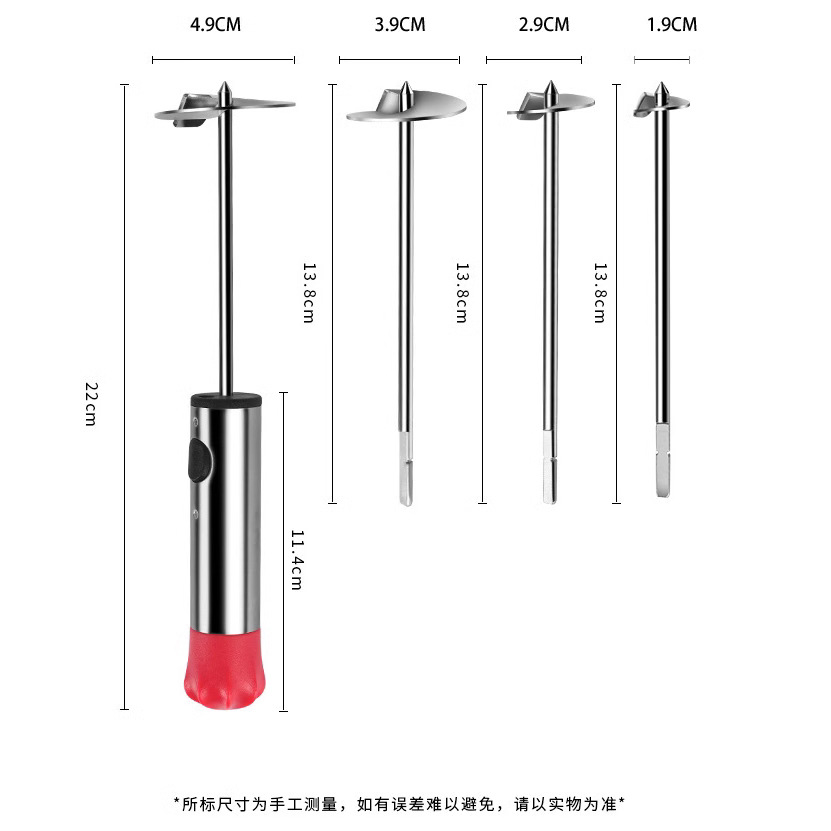 En stock fábrica de verduras y frutas corazón-excavación SPINNER Punch 304 acero alimentos complementarios de los niños ensalada carne cerveza DIY