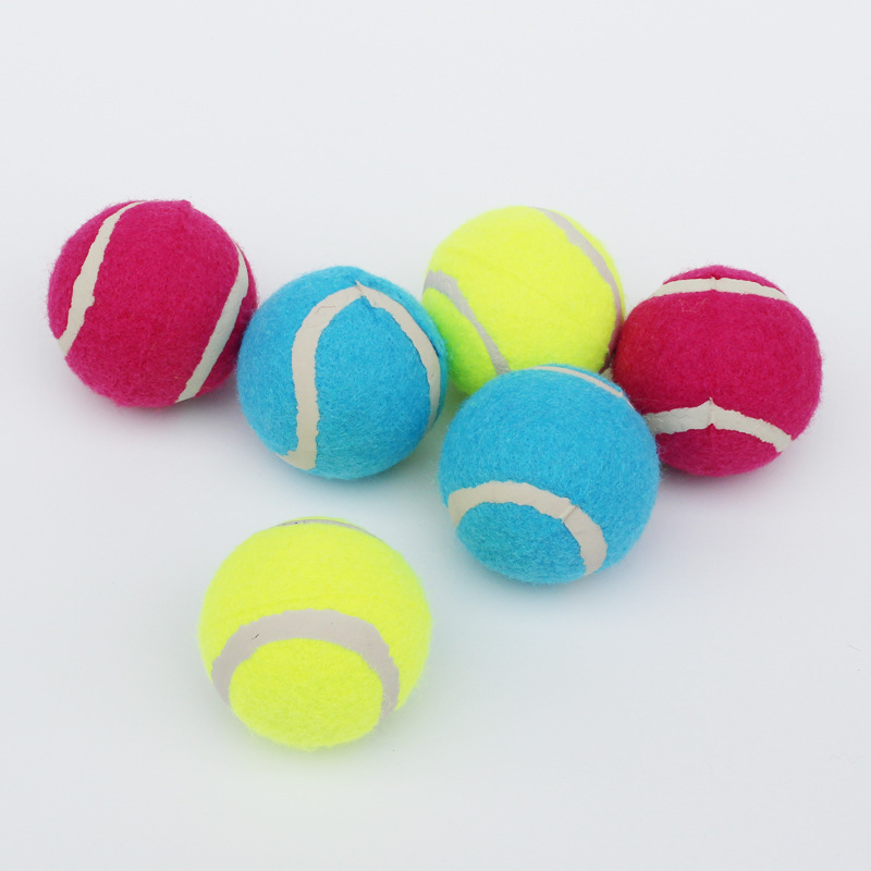 Perro de tenis de juguete de tenis de alta elasticidad perro mordedura pelota de peluche Golden Retriever perro entrenamiento interactivo mascota de tenis de juguete