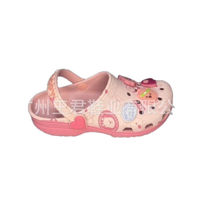 Zapatos con agujeros para niños Cross Sandalias de marca compartida Ruby, antideslizantes y transpirables para padres e hijos, lindas zapatillas Baotou