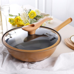 微圧力家庭用陶土チタンコーティングノンスティック鍋32cm煮込み鍋蒸し器付きあらゆるコンロ対応メーカー直送炒め鍋