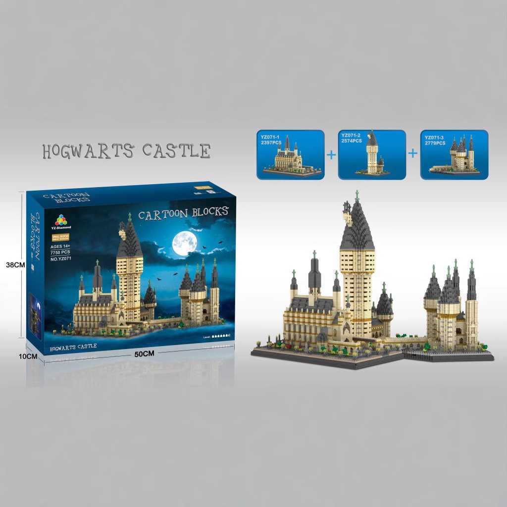 Weili YZ66525 Beijing Tiantan 071 Academia Mágica Castillo pequeñas partículas ensambladas bloques de construcción modelo Juguetes