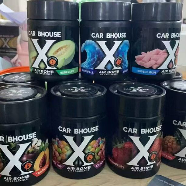 Cross-Border English Version of Car Balm X Balm Car Solid Aromatherapy Fragrance Air Freshener Long-Lasting Light Fragrance