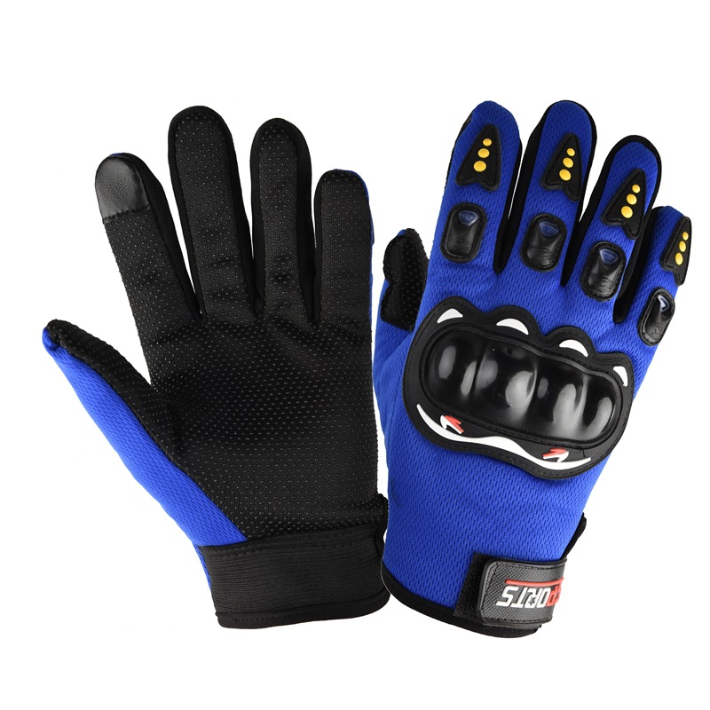 Guantes de motocicleta impermeables a prueba de caídas de invierno equipamiento de motocicleta locomotora hombre protector de montar medio dedo delgado pantalla táctil