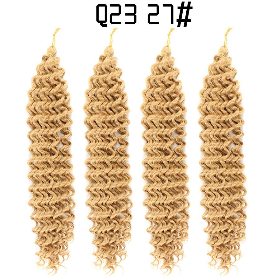 Peluca crochet africana rizada, fibra sintética, venta al por mayor