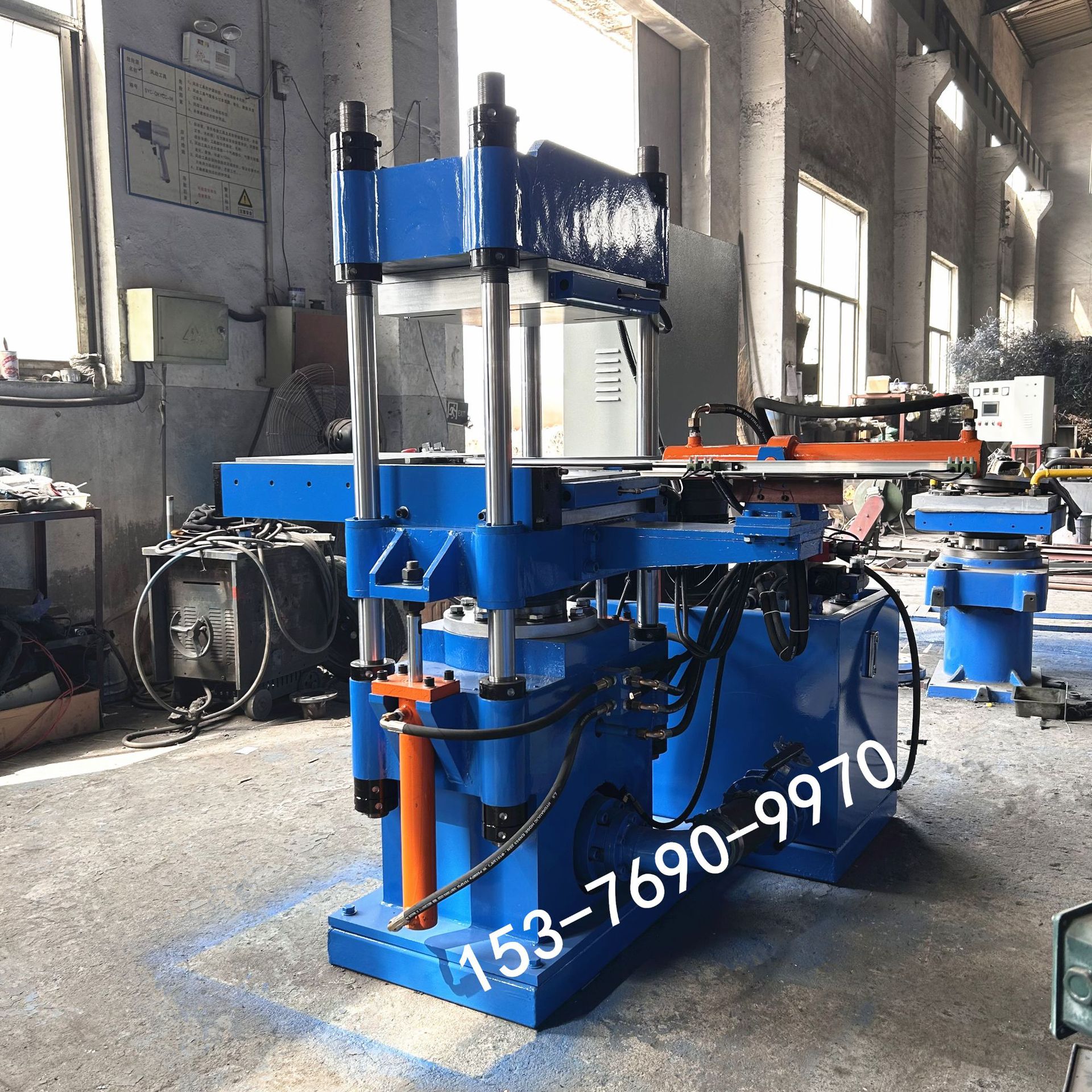 50吨400X400PLC强开全自动推拉硫化机